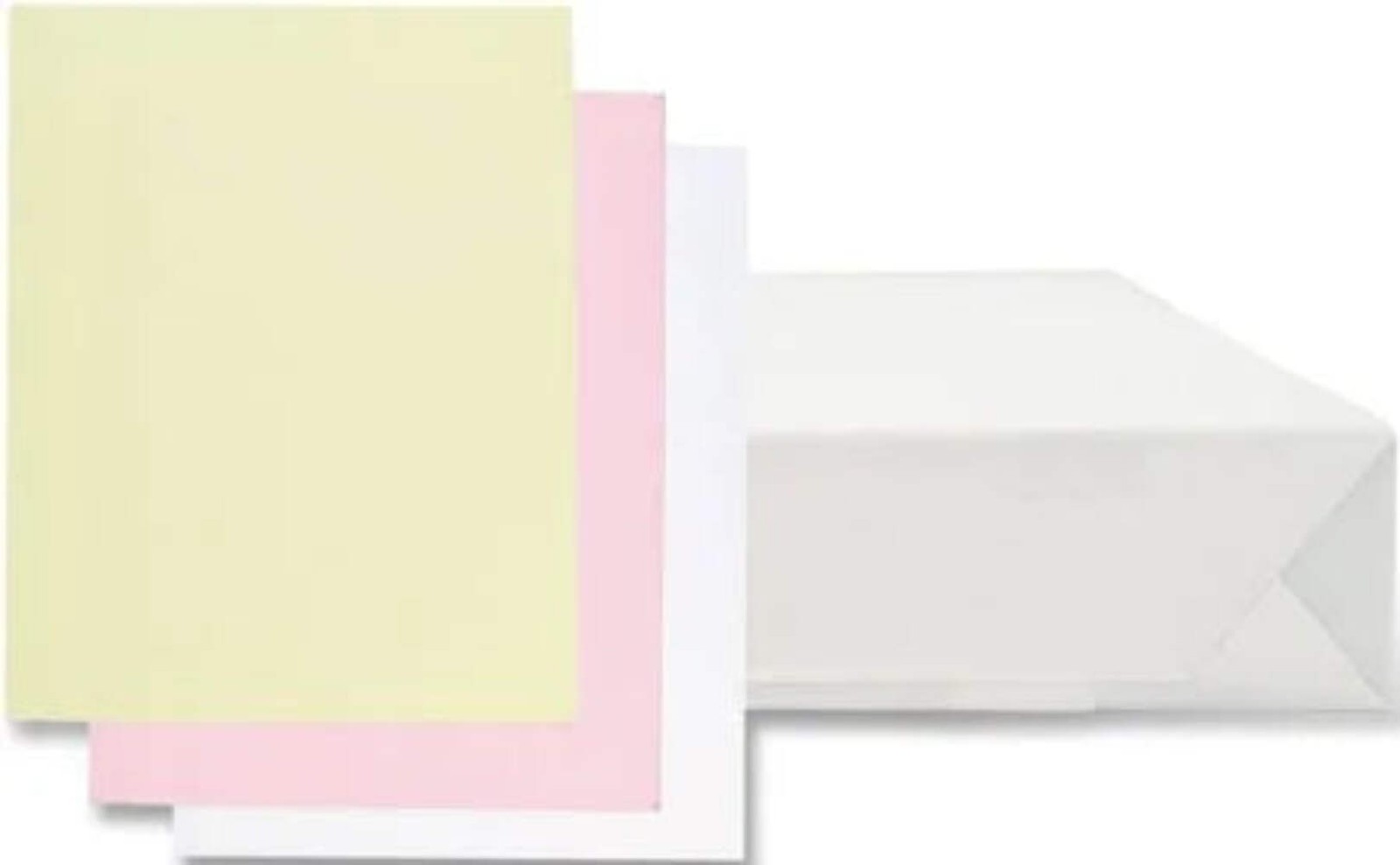 ICONEX (2,505 PACK) Digital Carbonless Paper 8.5×11 White/Canary/Pink 9077-1007