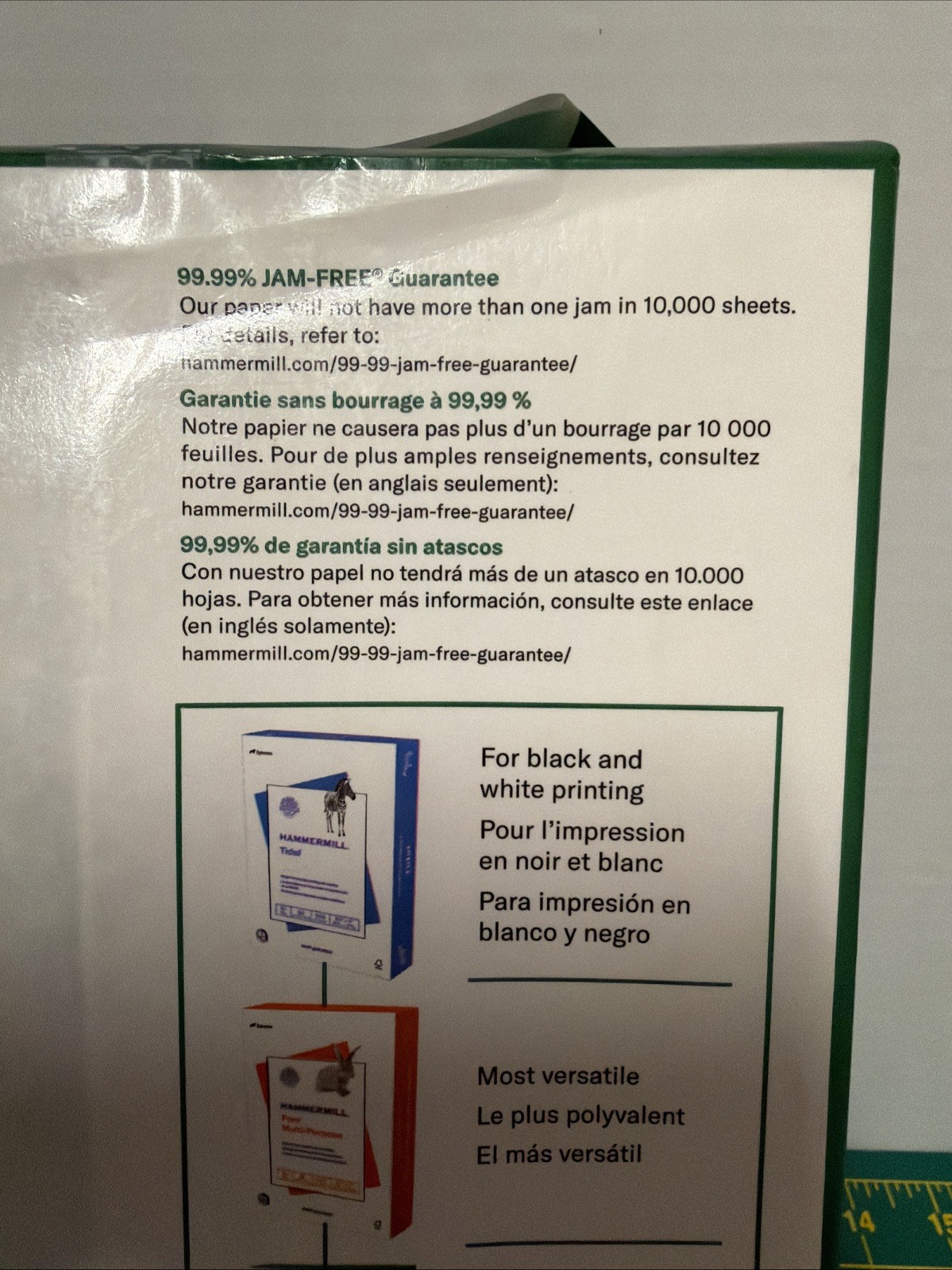 Hammermill Premium Color Copy Paper 100 Bright White 32lb 8.5 x 11 500 Sheets