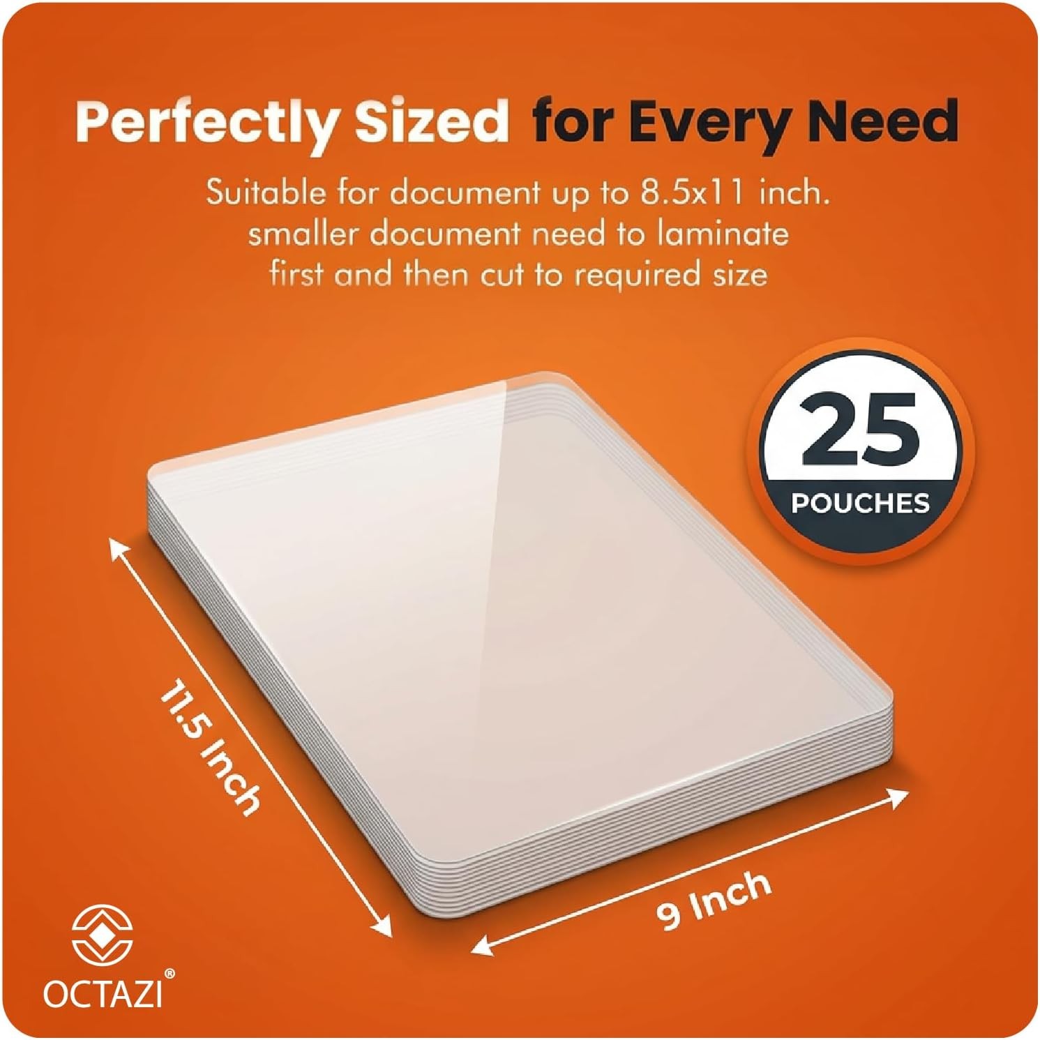 5 Mil Thermal Laminating Pouches – Heavy Duty Clear Laminating Sheets for