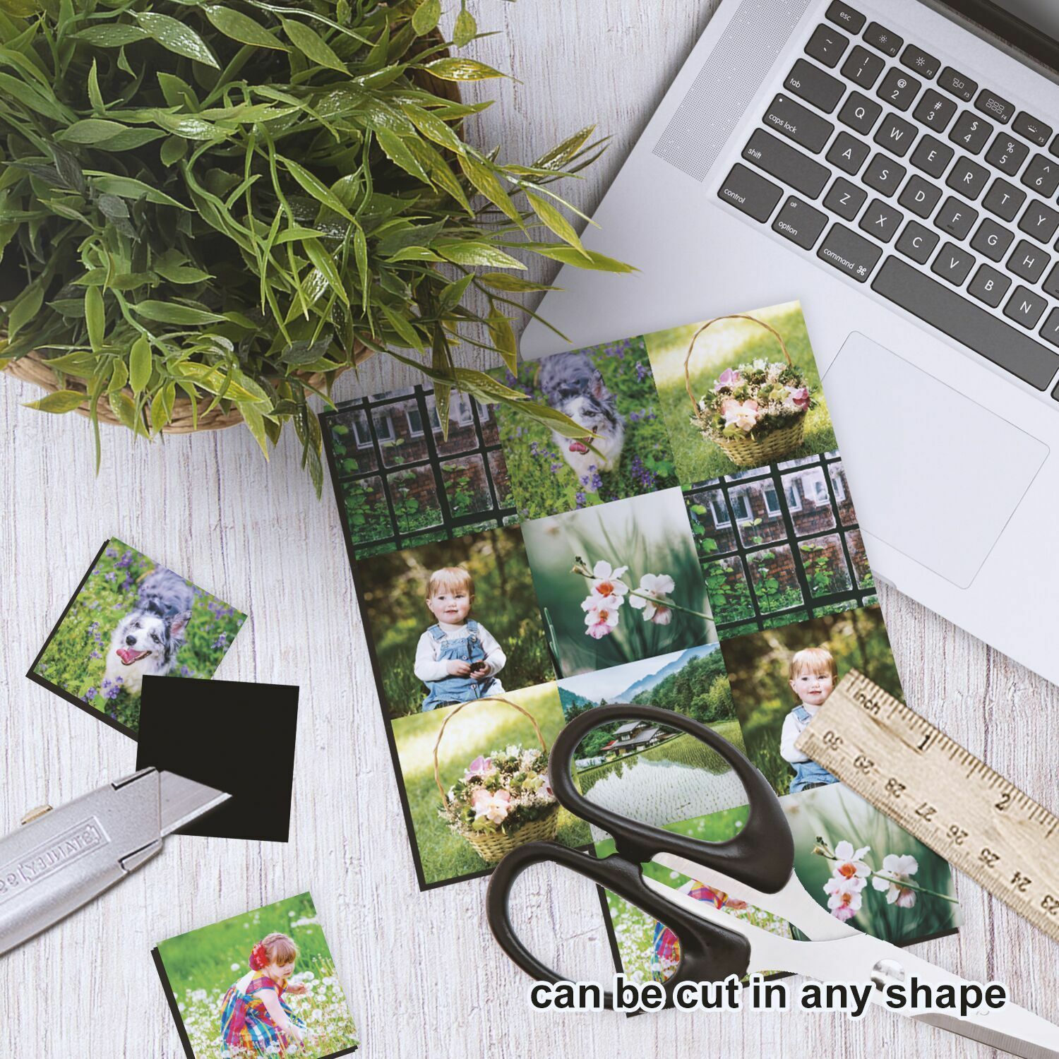 12 Printable Magnetic Sheets 8.5 x 11 Strong Flexible 12Mil Inkjet Laser Cricut