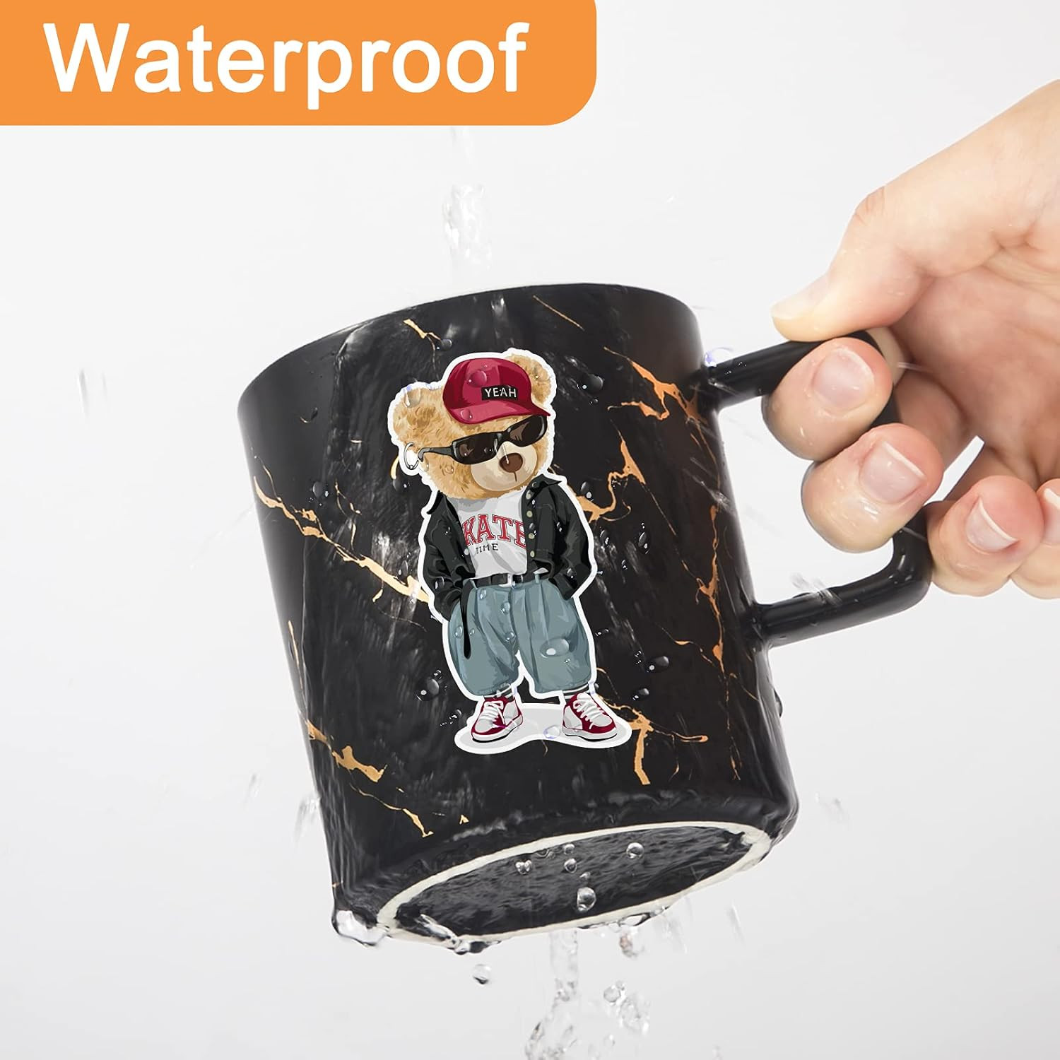 50 Sheets Frosted Waterproof Printable Vinyl Sticker Paper for Inkjet Printer &