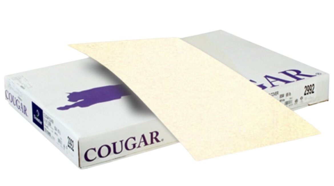 Domtar® Cougar™ Natural Opaque Smooth 100 lb. Cover 23×35 in. 500 per Carton