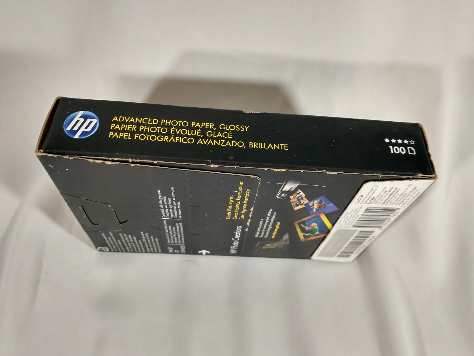 HP Advanced Photo Paper -100 Sheets -Glossy -4″x6″ for Ink Jet Printers-