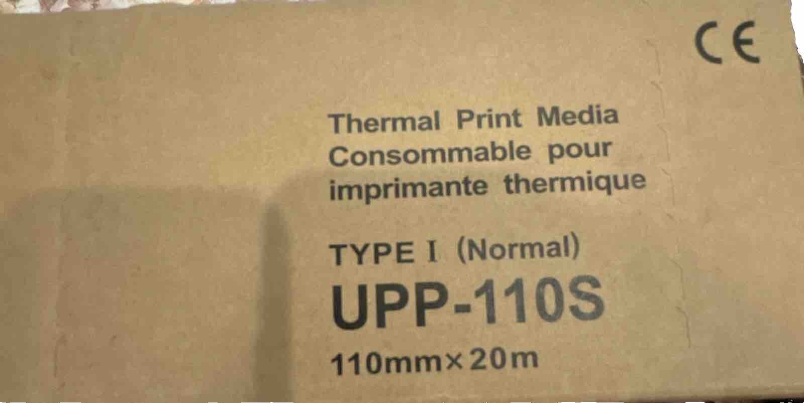 UPP-110S Thermal Print Media Paper 3 Boxes 10 Rolls In Each