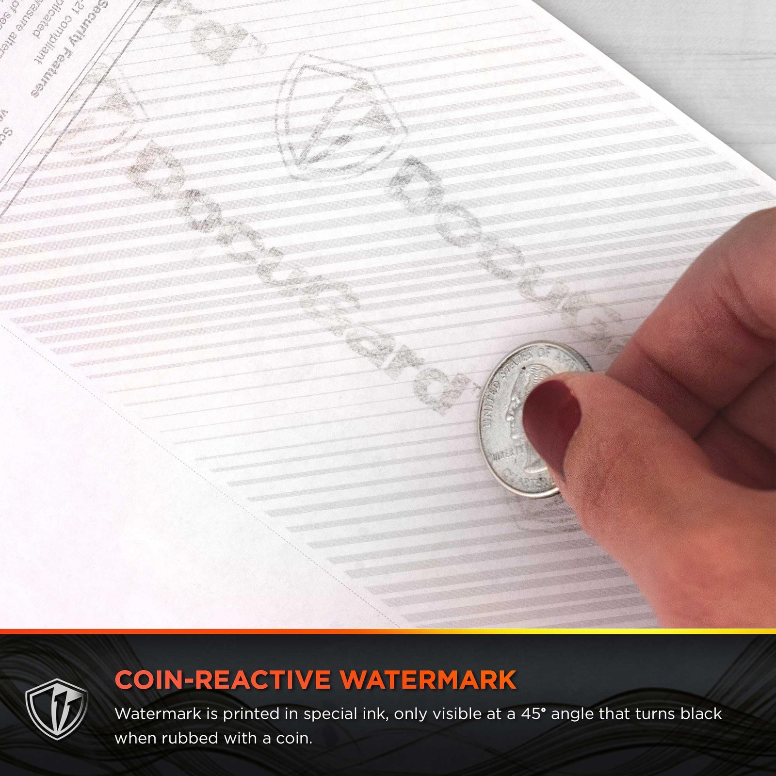 High Security Prismatic Check Paper – Laser/IJK Compatible – 500 Checks