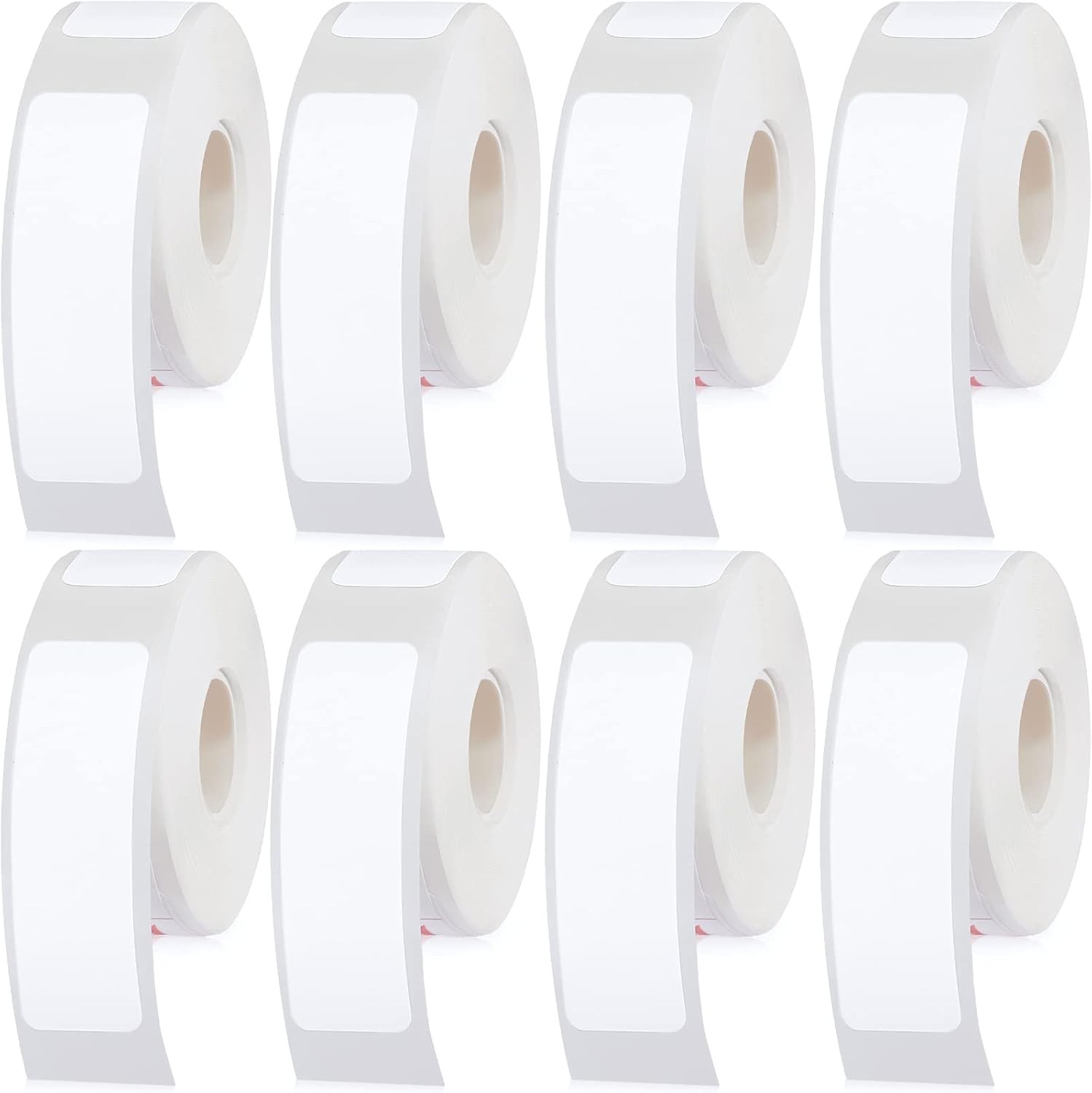 1280 Pieces Label Printer Tape 12 x 40 mm Laminated Labeling Stickers