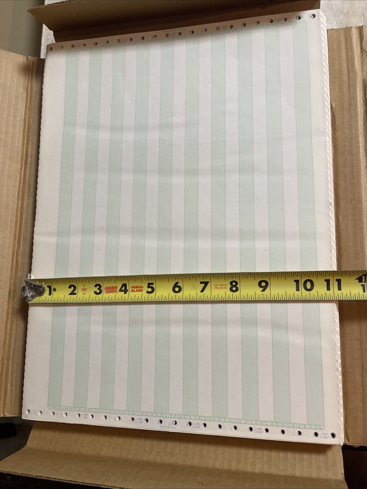 Rare Vintage 1978 Unopened Carbonless Green-Bar Business Forms – 3/4/5/6-Part