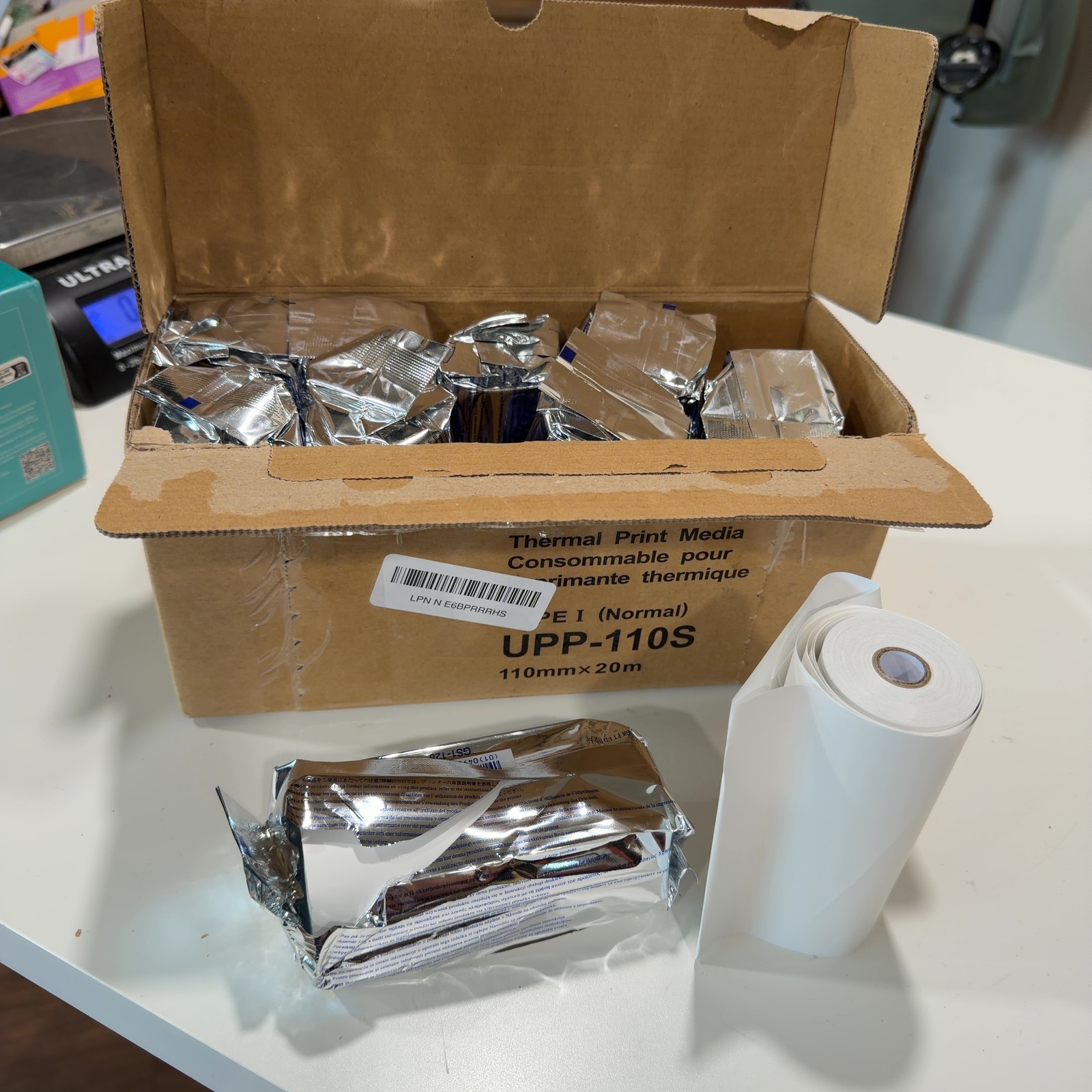 110mm Ultrasound Thermal Print Film 10 Rolls Compatible for Ultrasound Systems