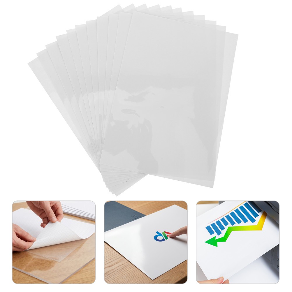 10 Pcs Clear Film for Inkjet Printer Accessories Projector Crafts Paper