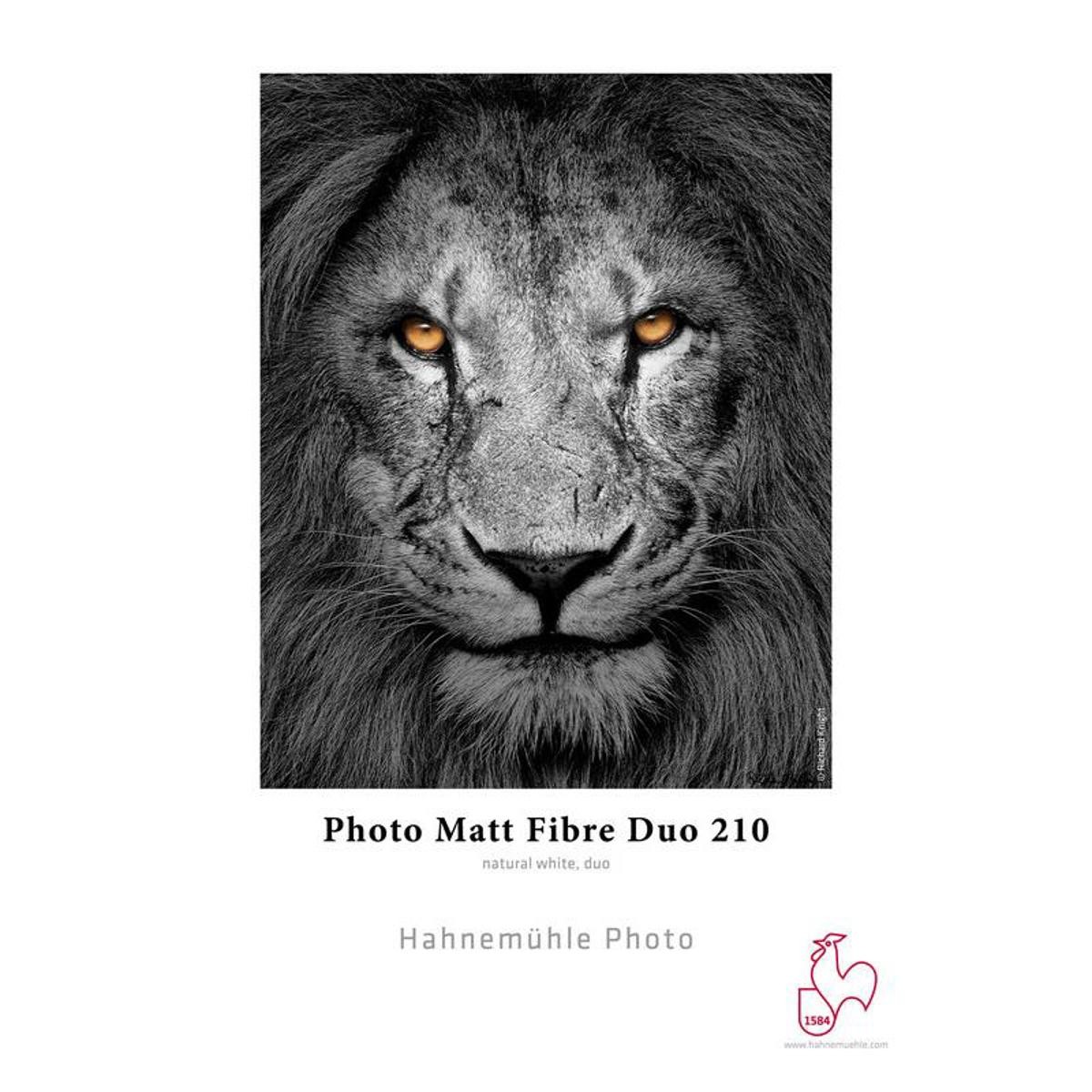 Hahnemuhle Photo Matte Fibre Duo InkJet Paper (13×19″), 25 Sheets