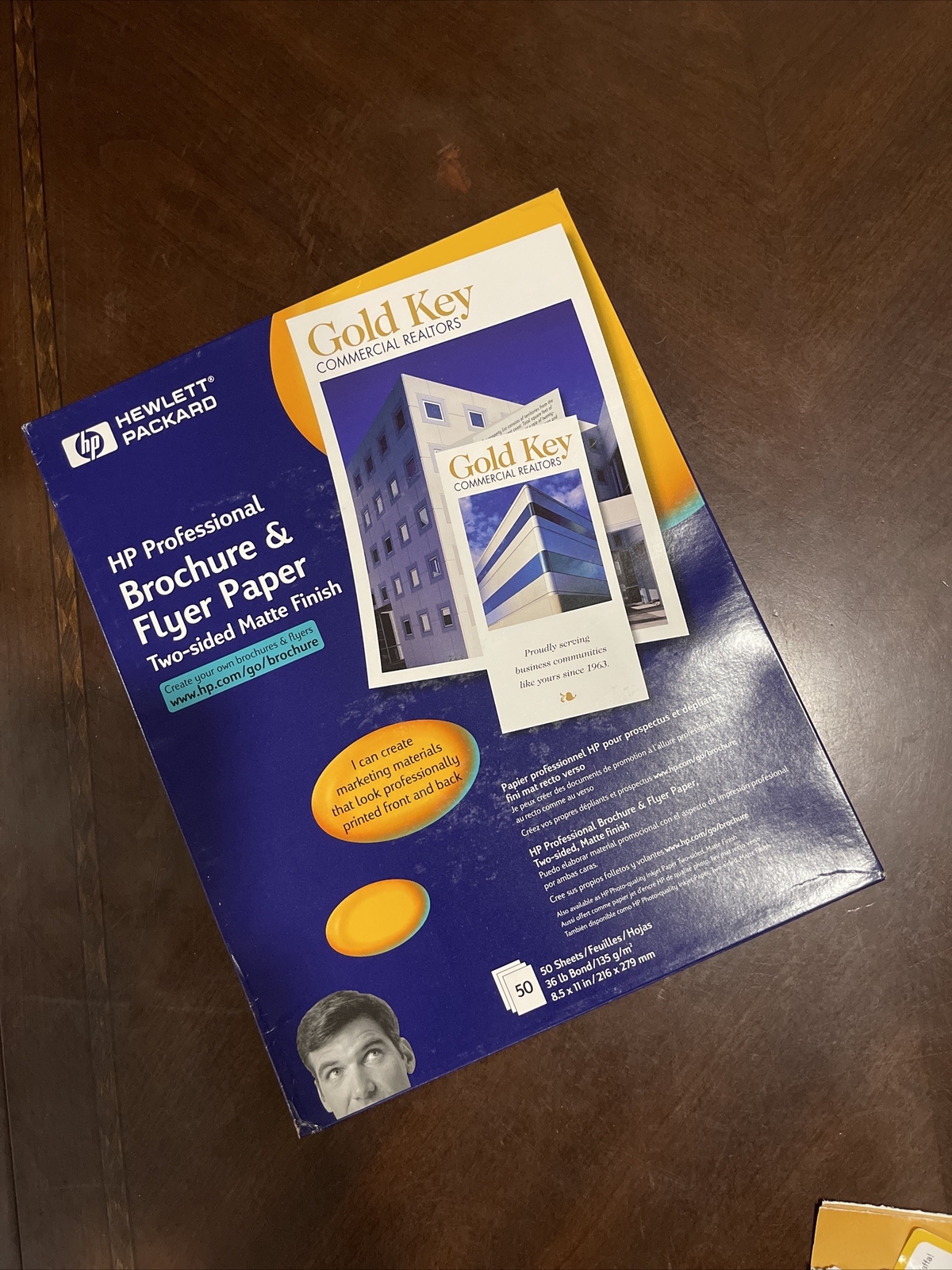 NEW SEALED HP brochure and flyer paper Matte (50 Sheets 8.5 x 11 In) 36lb C6955A