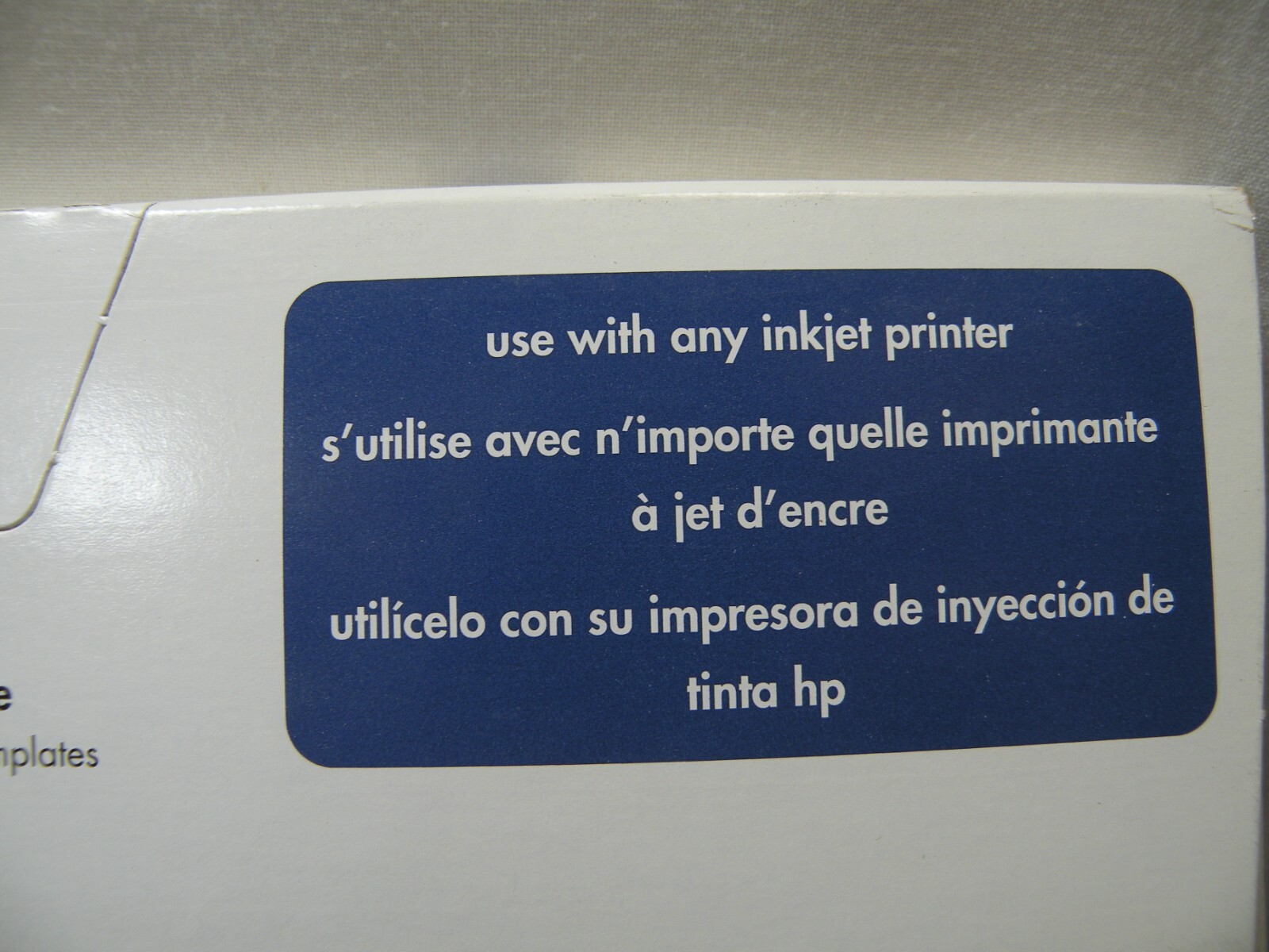 Five HP C6817A, Brochure Flyer Paper 8.5″ x 11″, 44 lb Glossy, 50 sheets Inkjet
