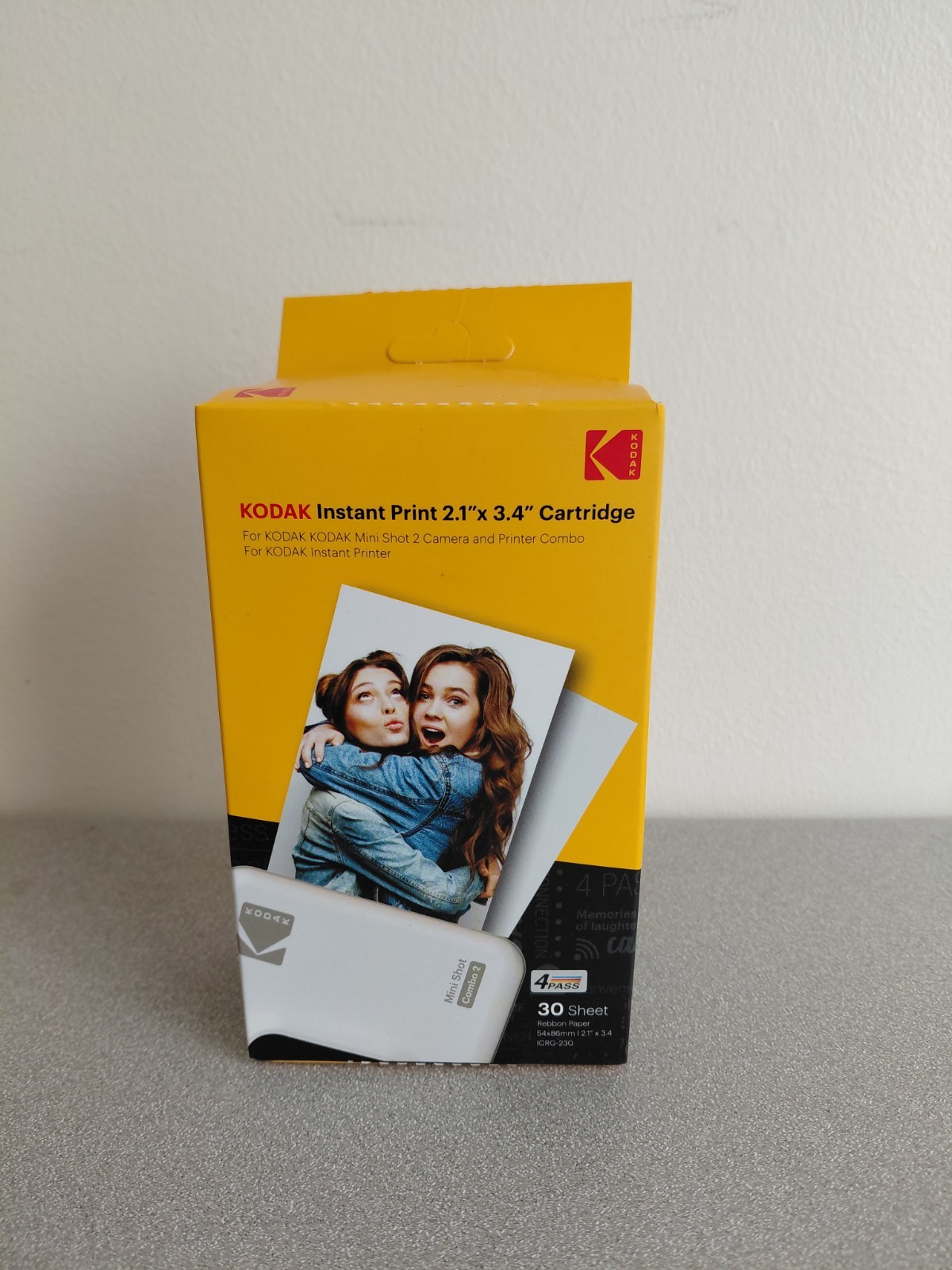 Kodak Cartridge 2.1 X 3.4 30 Sheets For Kodak Mini Shot 2 Series New Torn Box