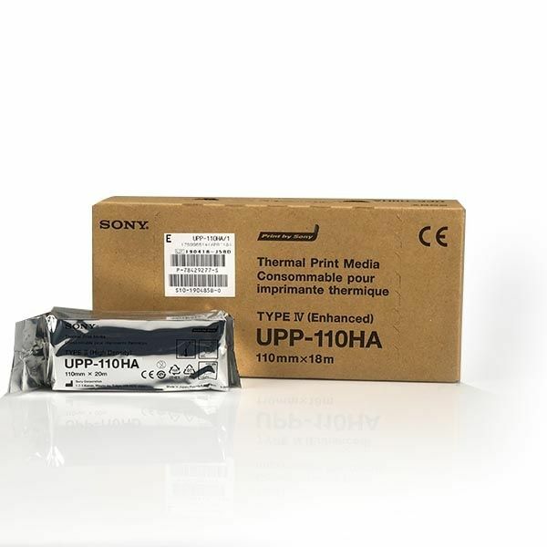 SONY UPP-110HA Enhanced Printer Paper – Genuine SONY – Box of 10 Rolls