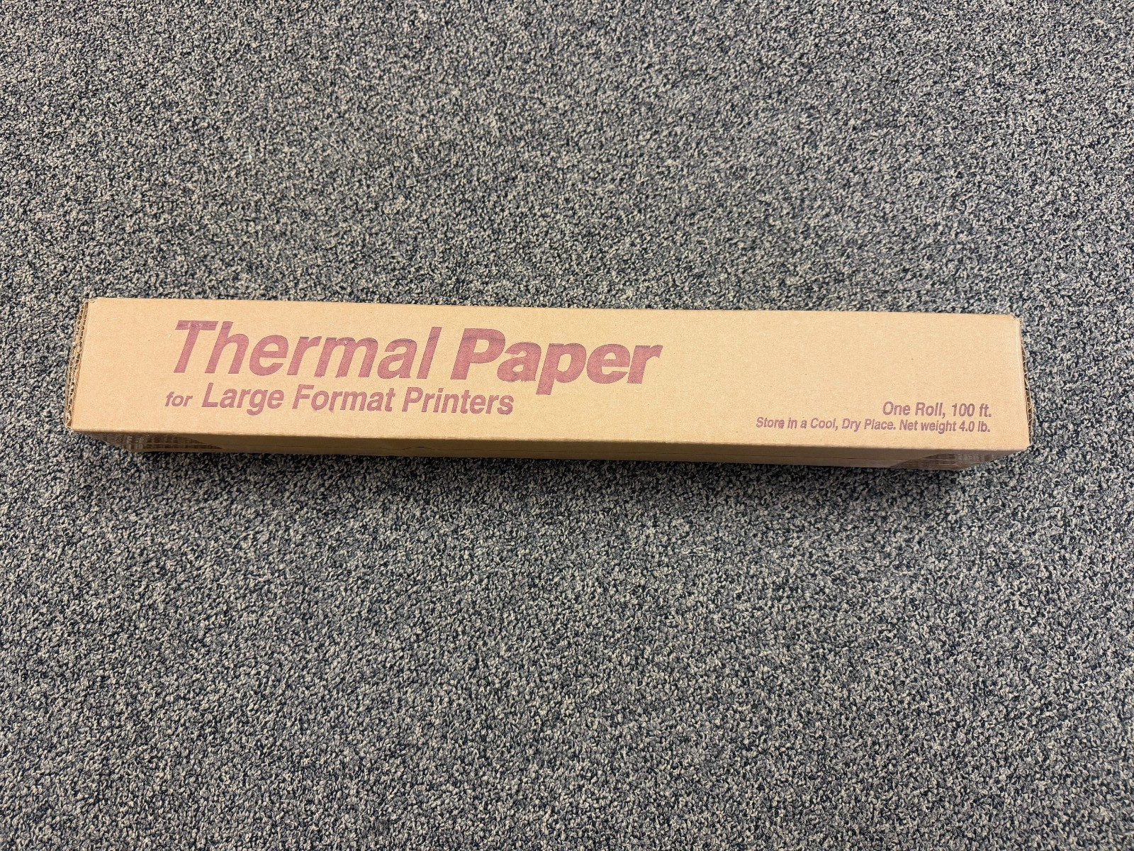 6 PACK Poster Printer Paper Standard Thermal Paper Black On White 23in – 6 pack