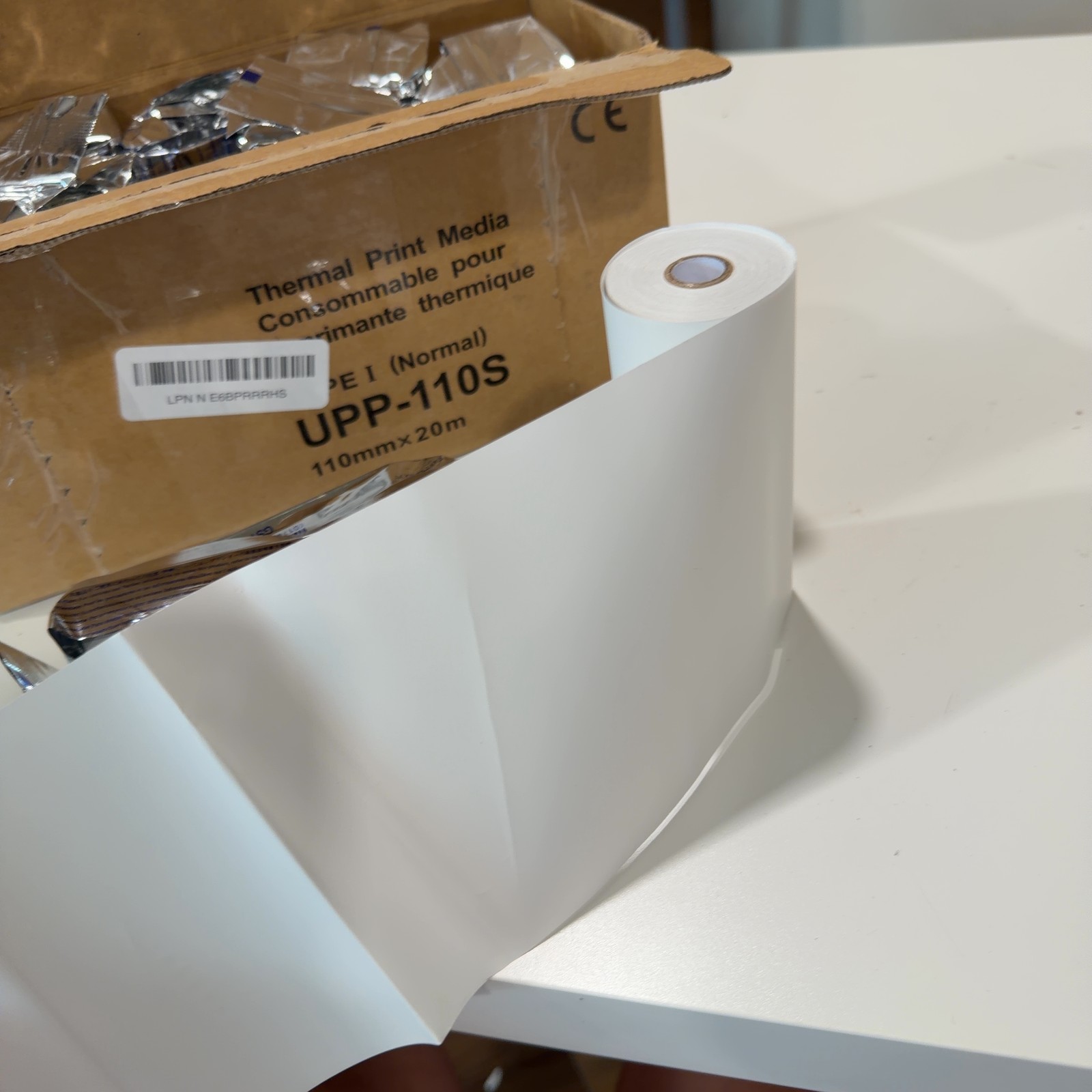 110mm Ultrasound Thermal Print Film 10 Rolls Compatible for Ultrasound Systems