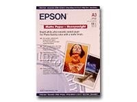Epson Matte Paper – Heavy Weight A 3, 50 Sheets, 167g S C13S041261