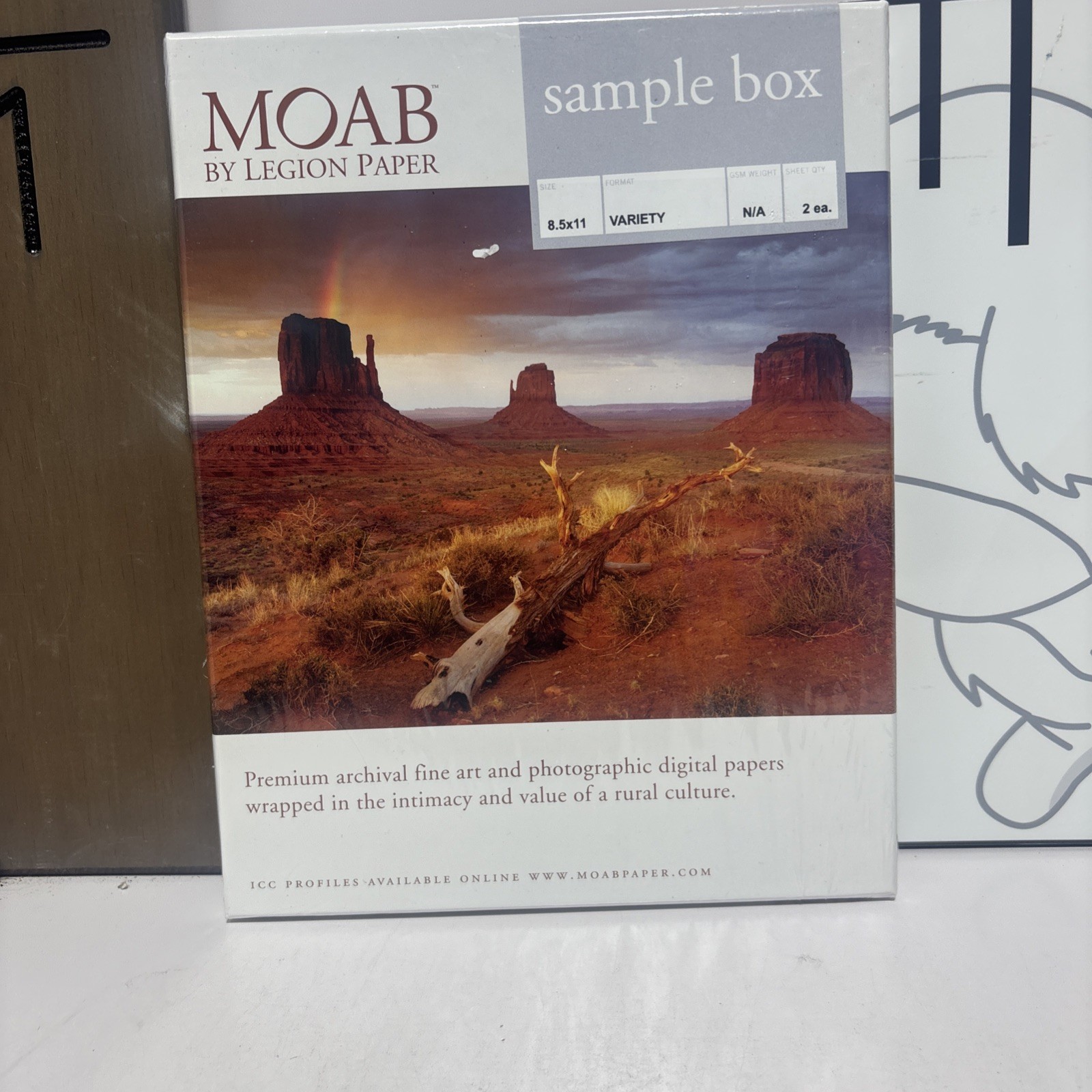 Moab Glossy Paper Sample Pack, 8.5×11″, 24 Sheets Variety