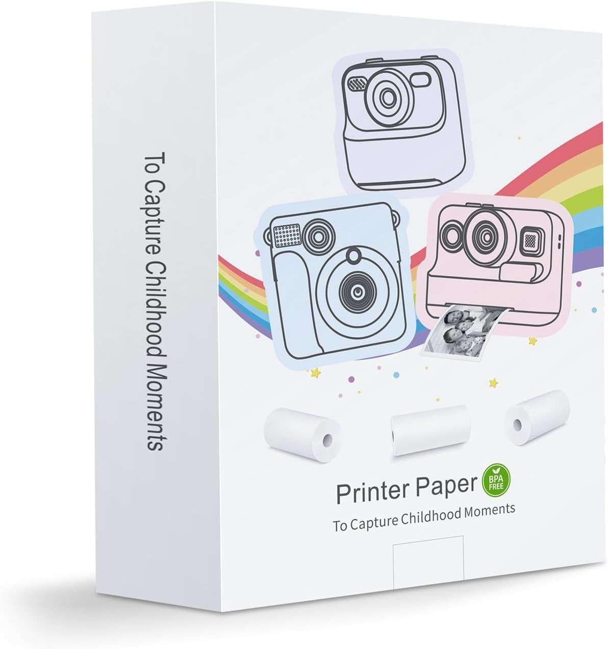 Thermal Paper Rolls 12 for Kids Instant Print Camera