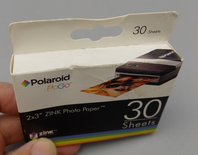 Polaroid Zink Photo Paper 30 Sheets 2×3 Inch New Old Stock Exp 08/09 POGO