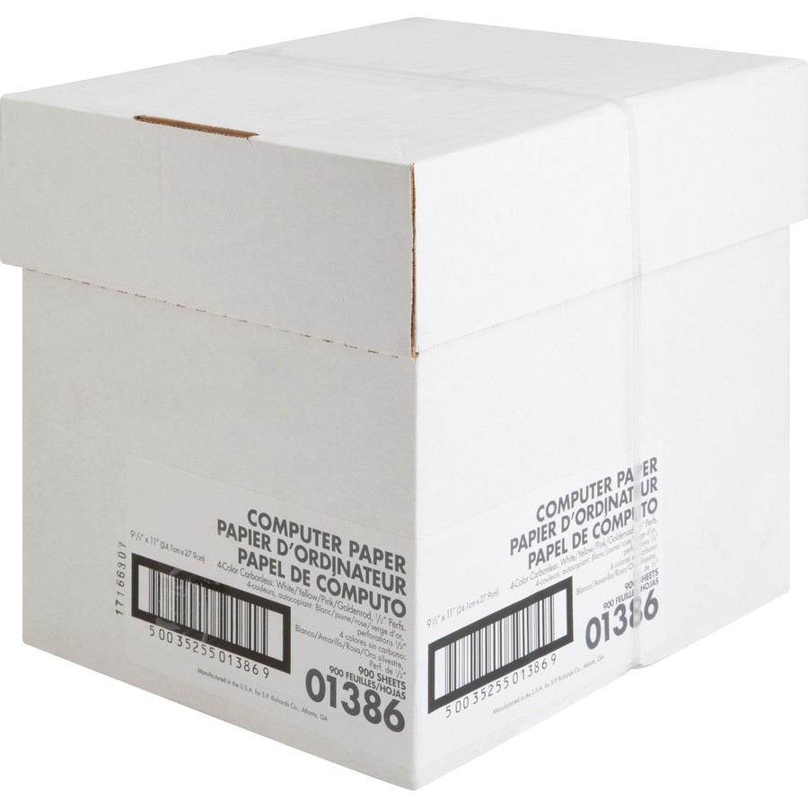 Sparco SPR01386 Continuous Paper 8.5″x11″ 15lb 900 Sheets