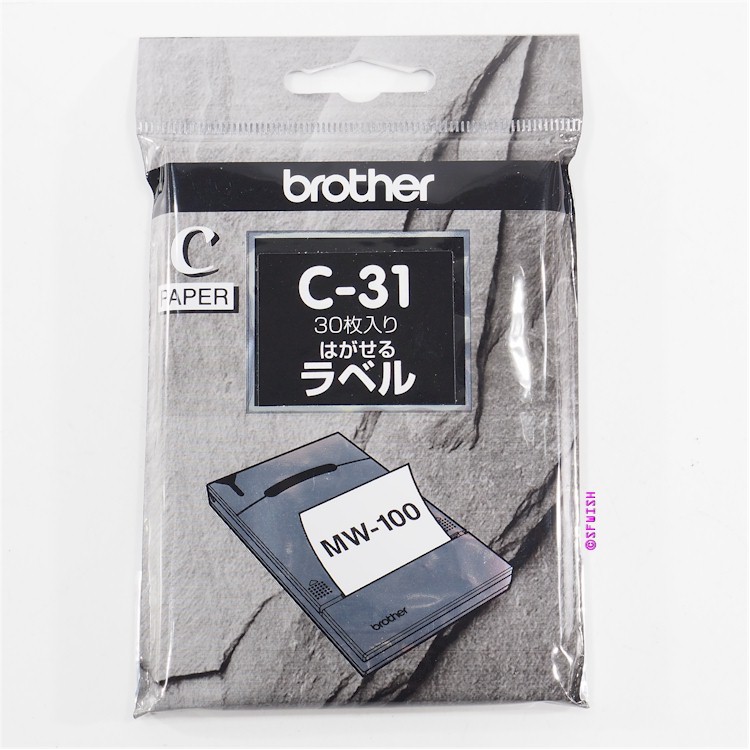 NEW brother C-31 Sticky Note Paper for MW-145MFi/MW-145BT/MW-140/MW-120/MW-100