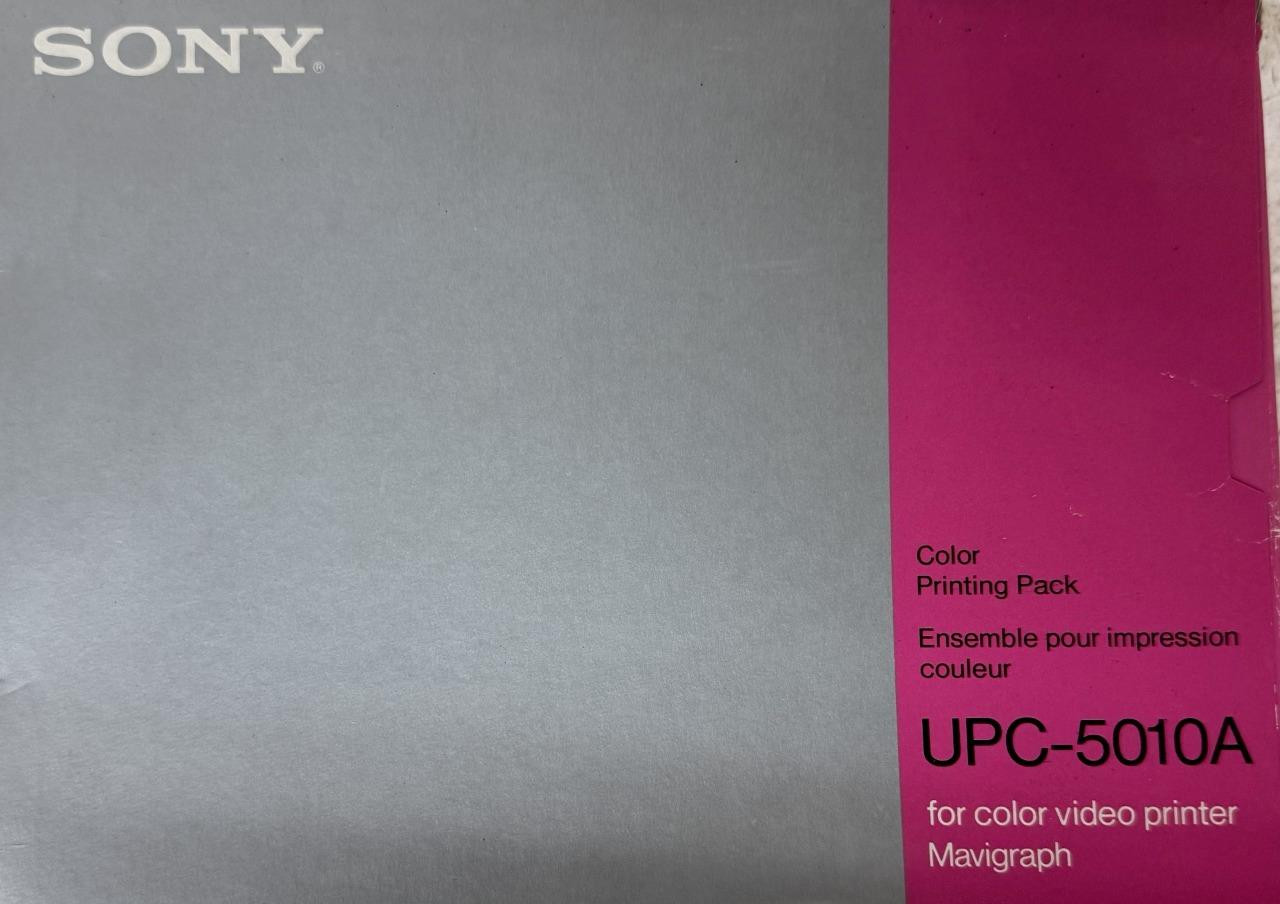 Sony UPC-5010A Color Printing Pack For Color Video Printer Mavigraph 100 Sheets