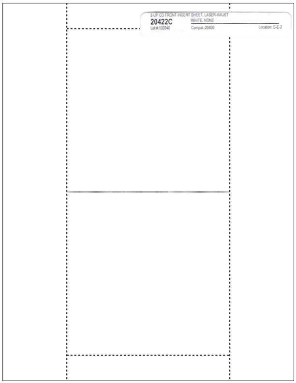 1000-Pak MATTE FINISH Jewel Case FRONT BOOKLET 4-Panel Inserts (inkjet/laser)