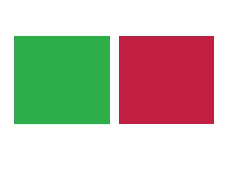 30.5 x 30.5cm Christmas Cardboard Box, Red and Green, Blank, 240gsm, 20 Sheets 10…