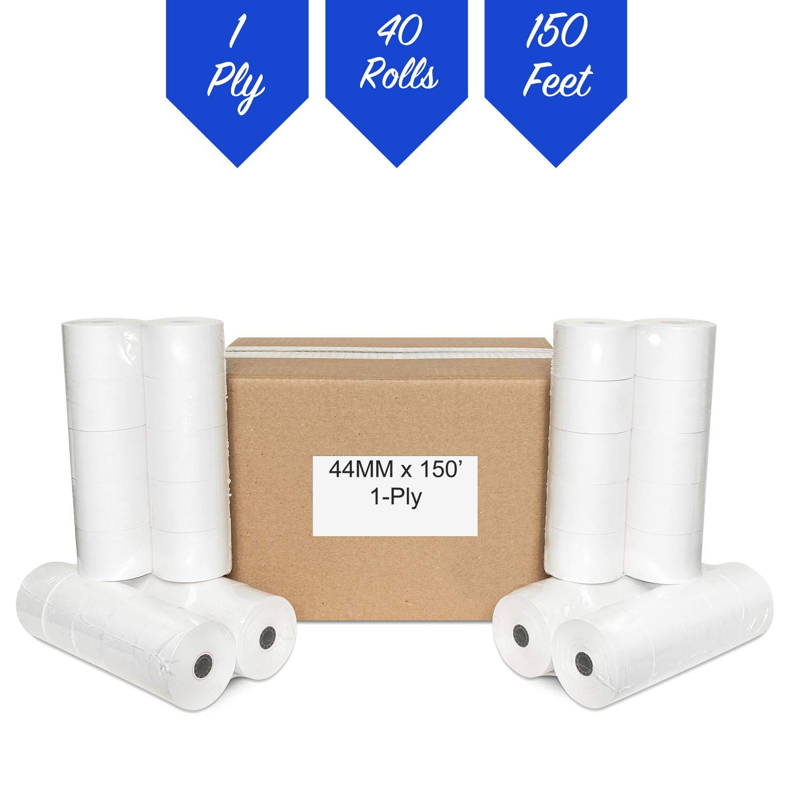 44mm (1-3/4″) x 150′ BOND Cash X 150′, white