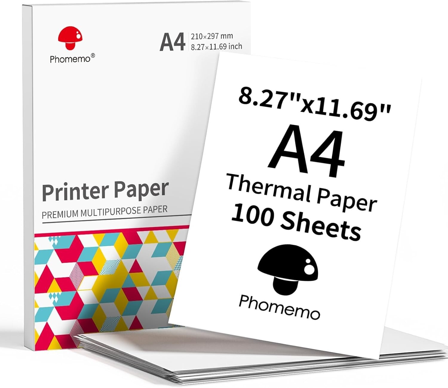 A4/Letter Advanced Thermal Printer Papers Compatible for Phomemo M08F Printer