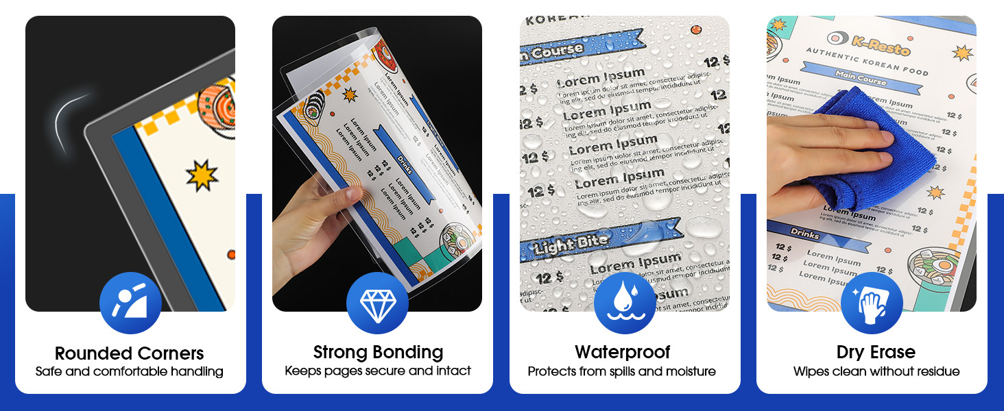 30 Pack Laminating Sheets, Hold 8.5 x 11 Inches, 3 Mil Thermal Laminating
