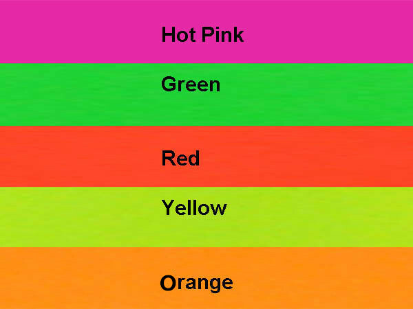 20x A4 Fluo Colour Self Adhesive Sticker Paper Sheet Label Laser Inkjet Print