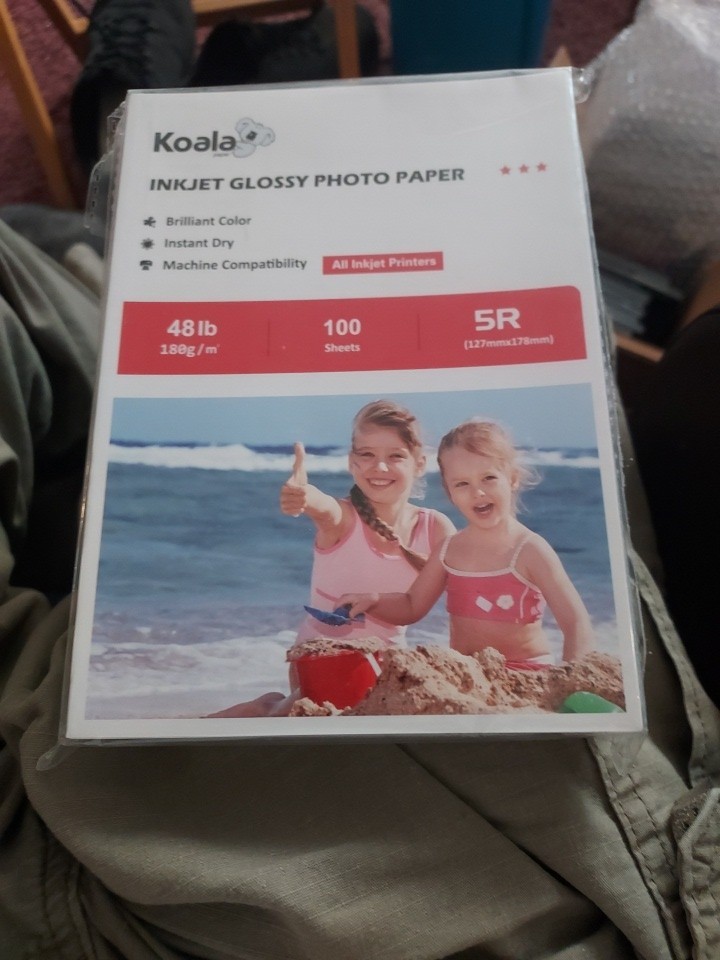 Koala Glossy Inkjet Photo Paper 4X6 Inches 48lb 100 Sheets Professional Gloss…