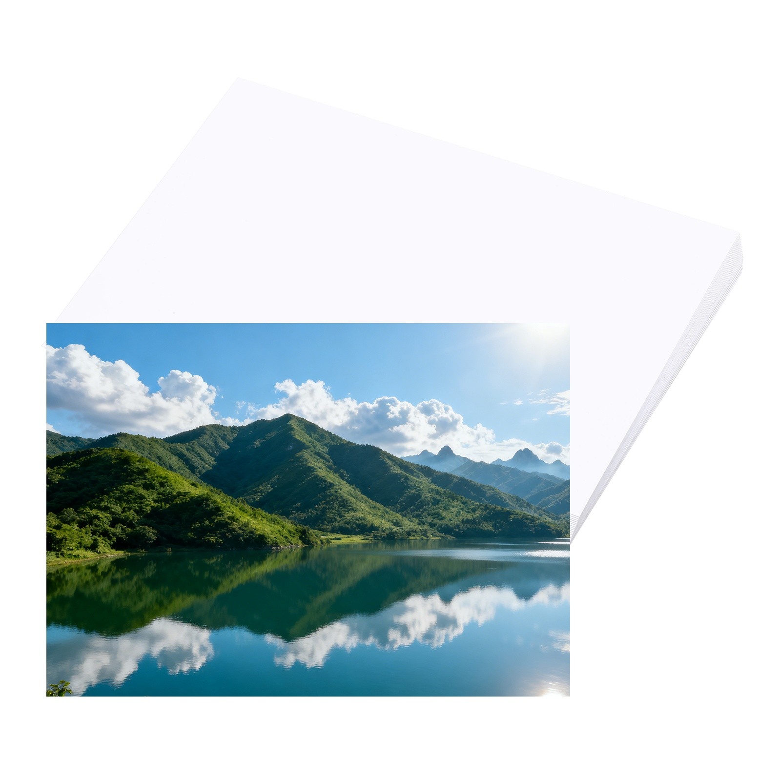 7″x5″ RC Glossy Photo Paper, 25 Sheets Inkjet Photo Paper 260GSM Resin Coated