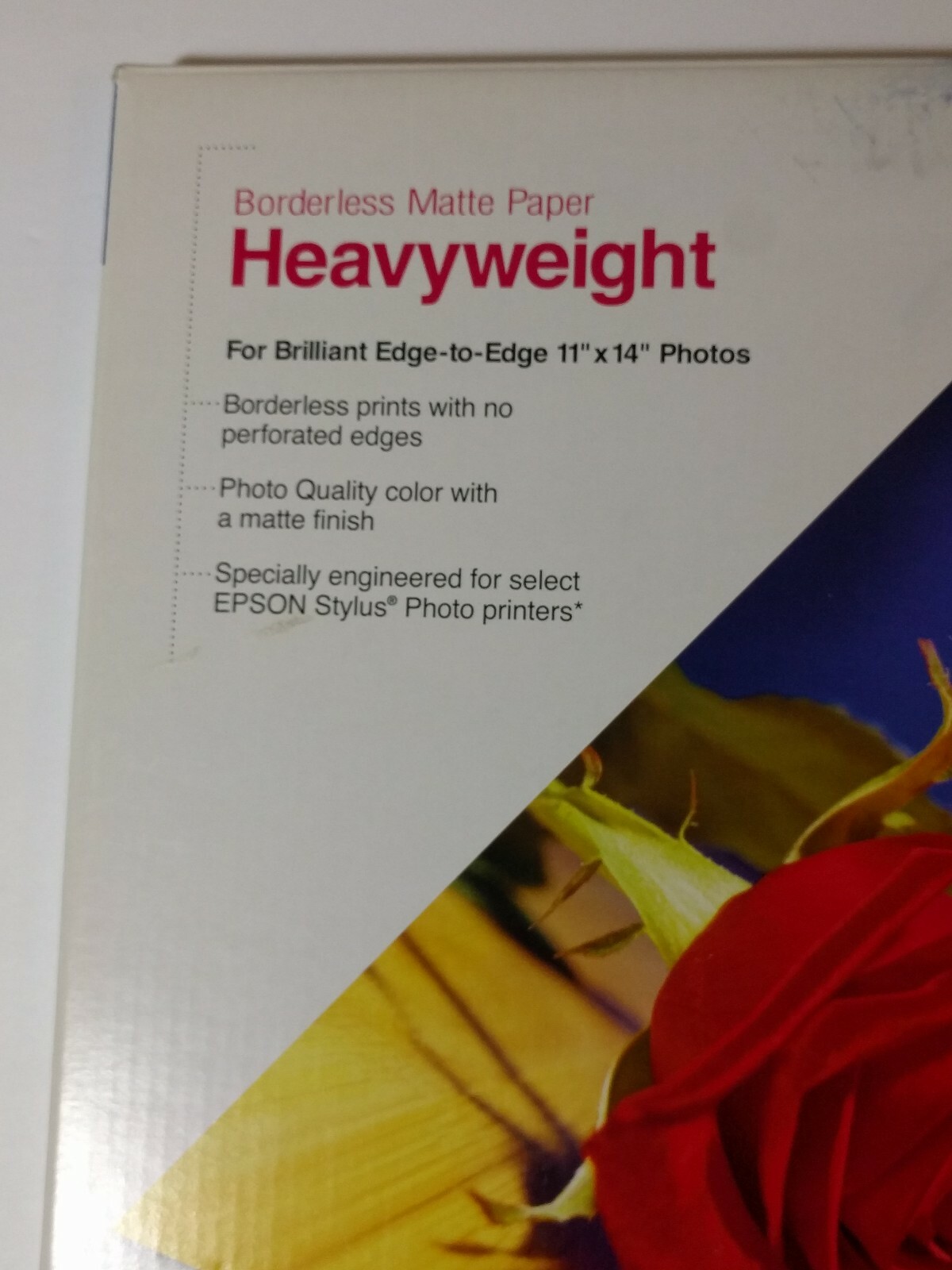 Epson S041468 Heavyweight Borderless Matte Paper 11 x 14 Borderless