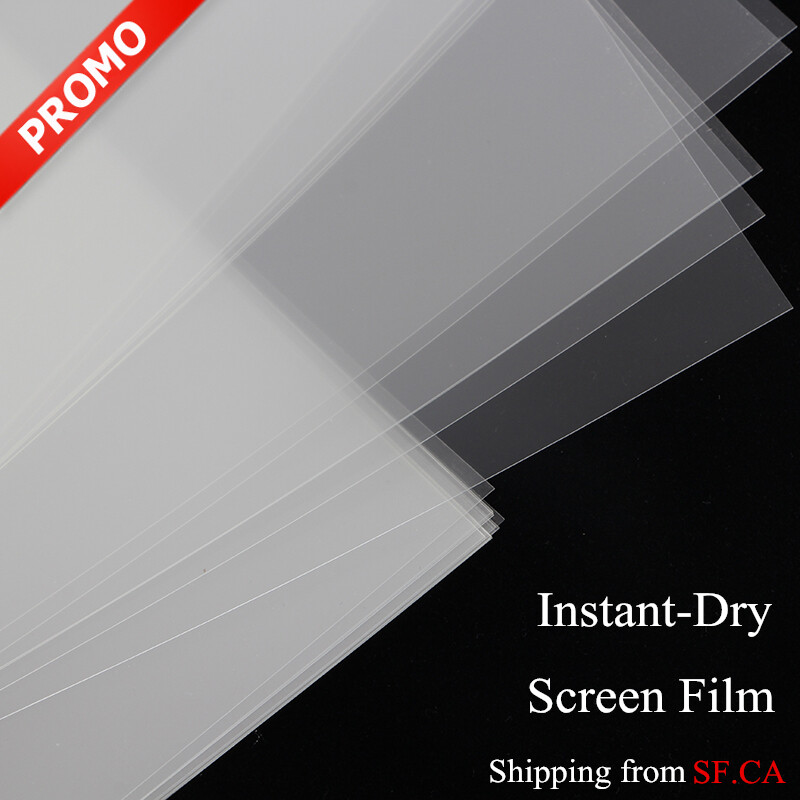 100 sheets，8-1/2″ x 11″Waterproof Quick Dry Milky Inkjet Screen Printing Film