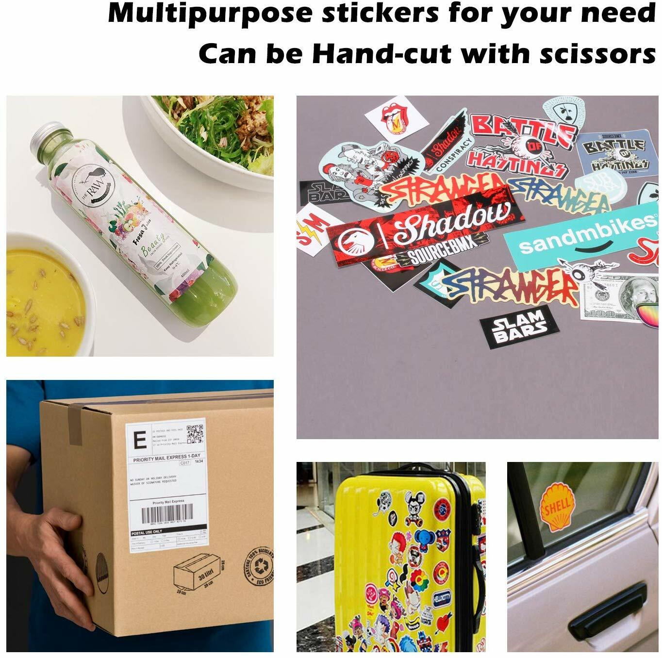 Koala Glossy Sticker Paper Inkjet Printer 8.5×11 Photo Sticker Paper 50 Sheets