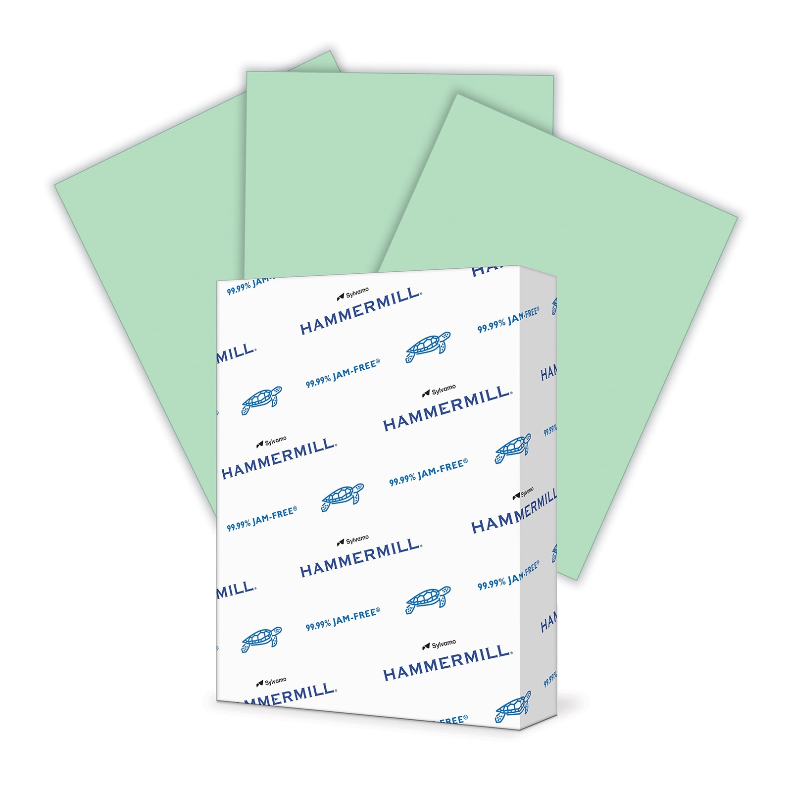 Hammermill Green Colored Printer Paper 20lb 500 Sheets 8.5 x 11 Recycled