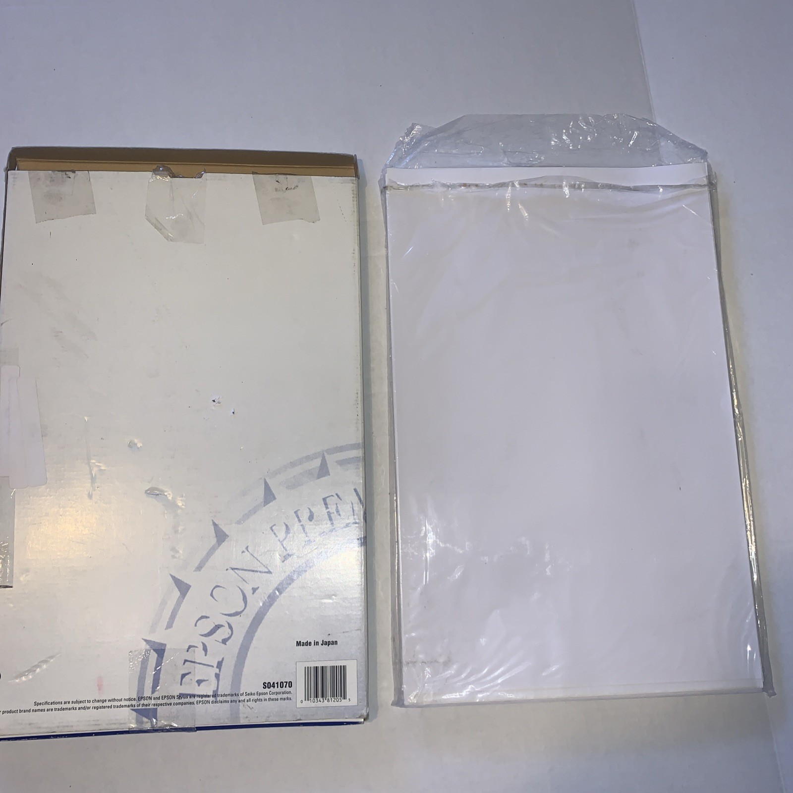 Epson Photo Quality Ink Jet Paper 11.0” X 17.0” 90 Sheets open box