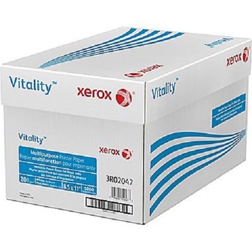 XEROX VITALITY MULTIPAPER PRINTER PAPER COPY PAPER 8 1/2 x 11 5,000 SHEETS CASE