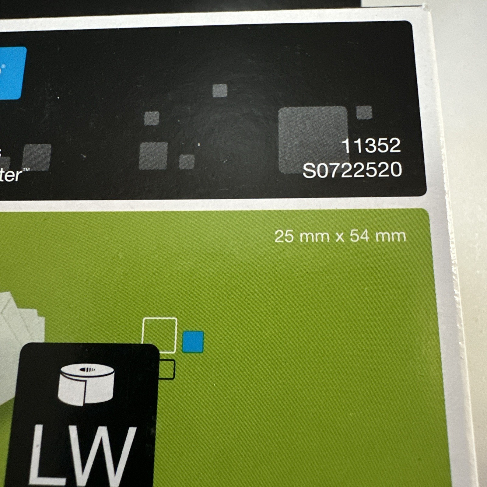 DYMO Large Return Address Labels 25mm x 54mm 1 x 500 Roll Labels New In Box