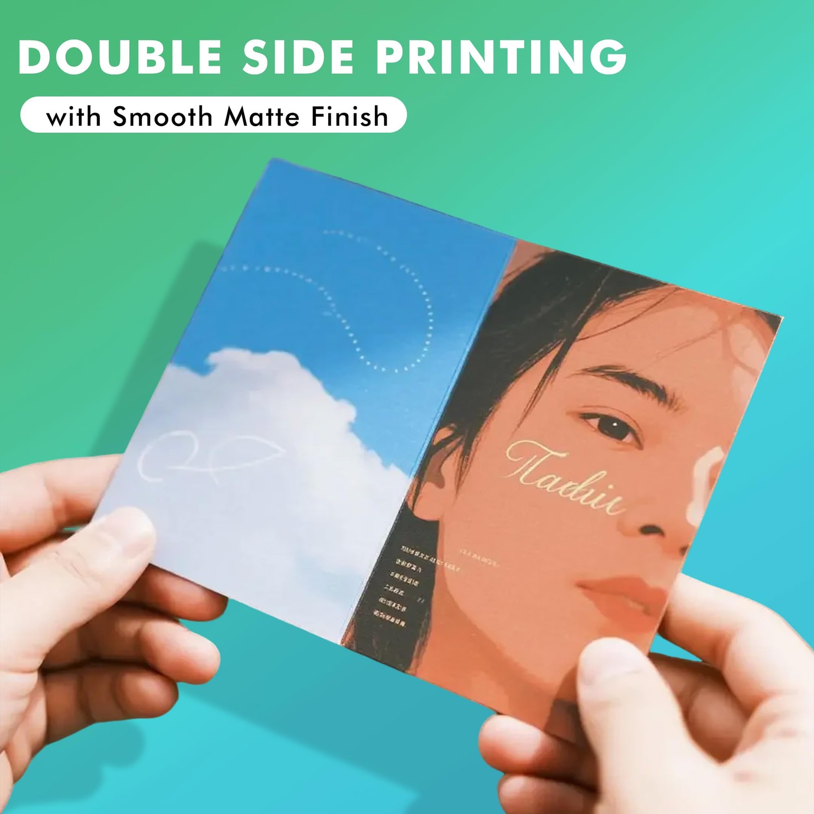 110 Sheets 13×19 Inch Thin Double-Sided Matte Presentation Photo Paper Inkjet