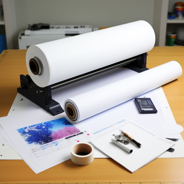 36” x 150′- 4 ROLLS 24lb plotter paper CAD Wide Format Rolls Top Notch Quality