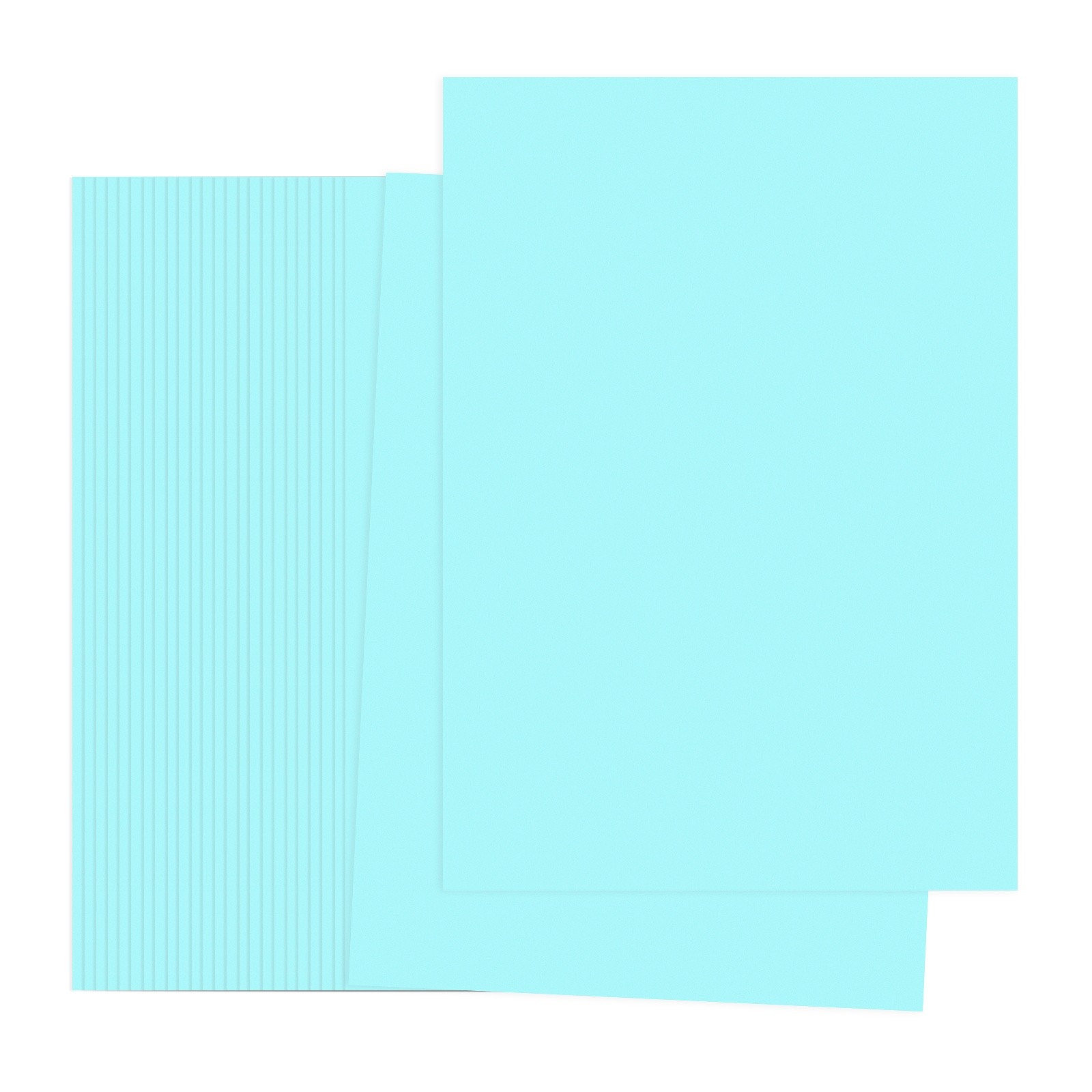 Light Blue Color Copy Paper, 50 Sheets 8.3×5.9″ A5 70gsm