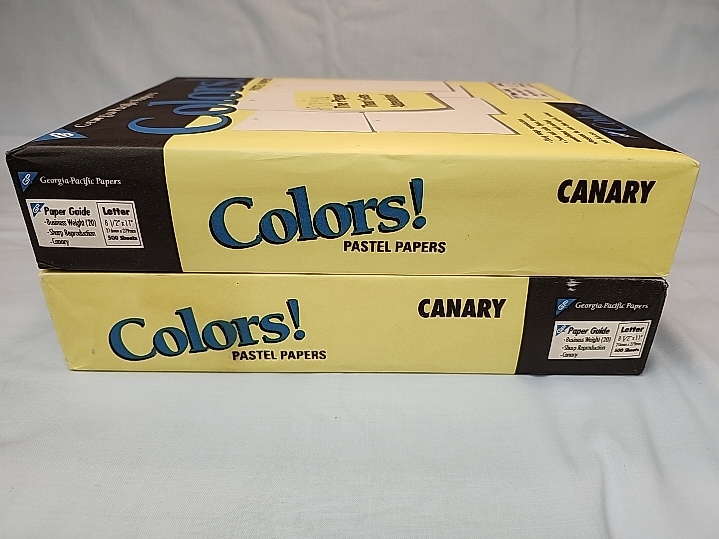 Georgia Pacific Colors Pastel Printer Paper 8 1/2″ x 11″ 20lb CANARY YELLOW