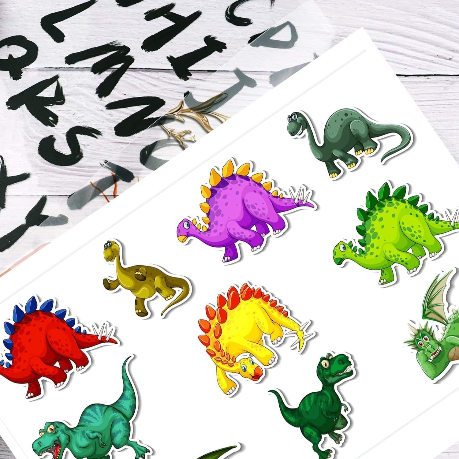 Semi Clear Printable Vinyl Sticker Paper for Inkjet Printers Transparent…