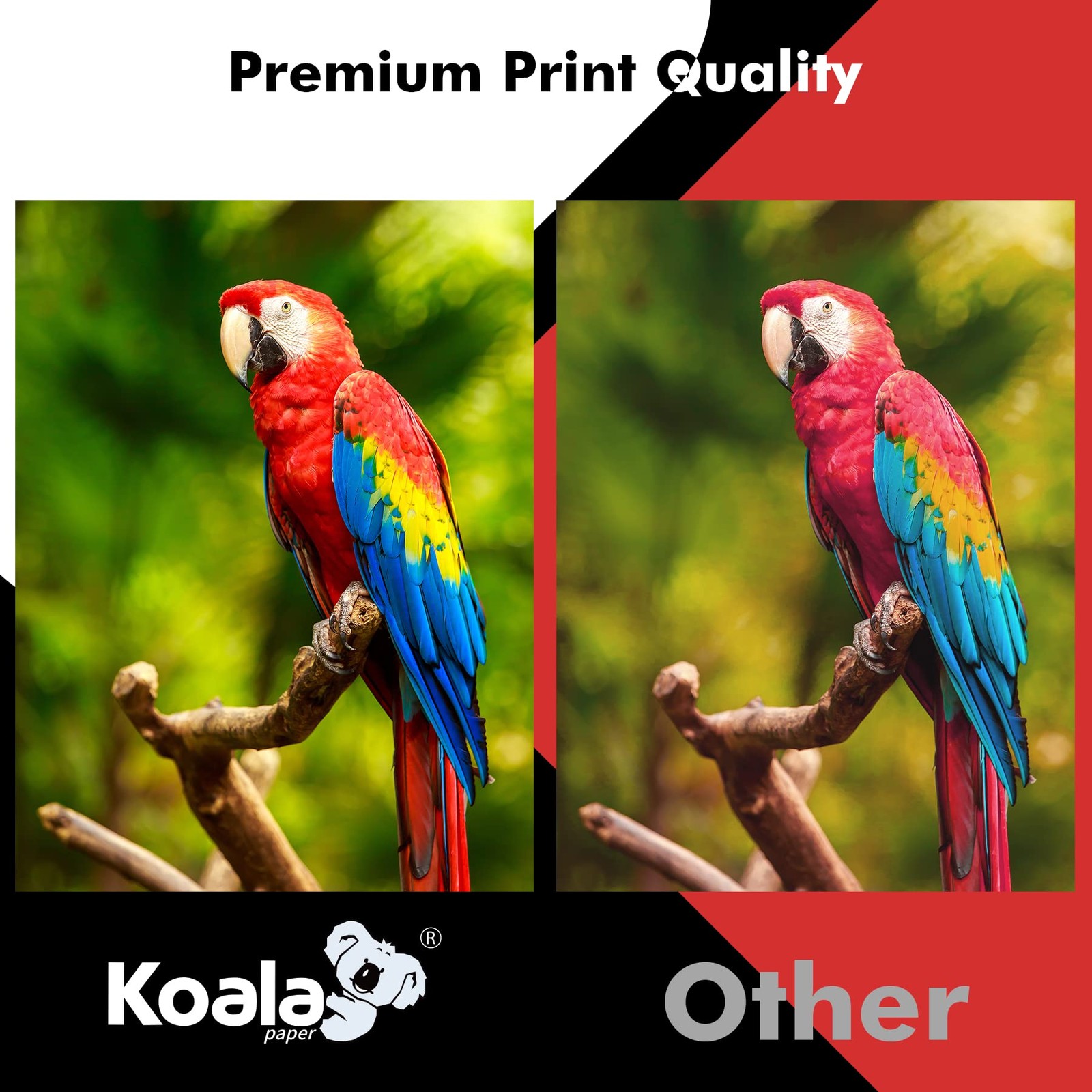 Koala Inkjet Transparency Film 50 Sheets 100% Clear Transparency Paper for In…