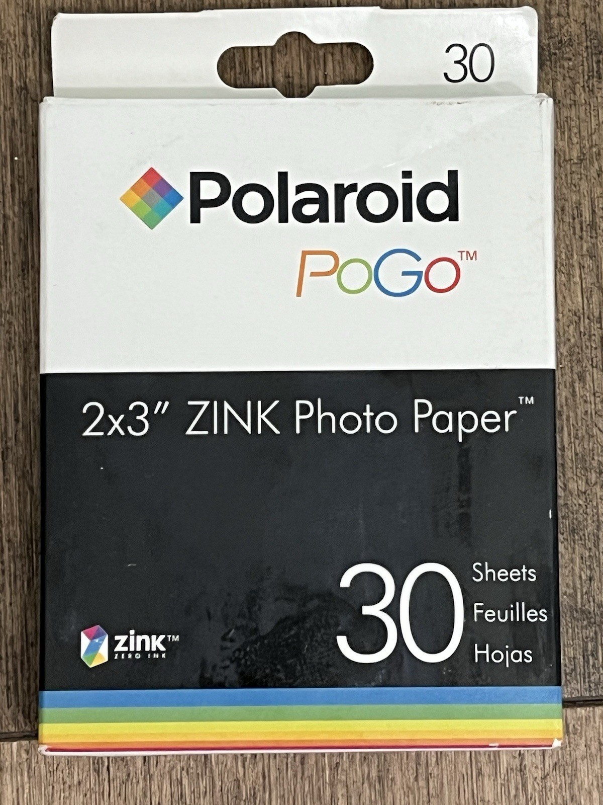Polaroid PoGo 2×3″ Zink Photo Paper 30 Sheets New Lot of 3