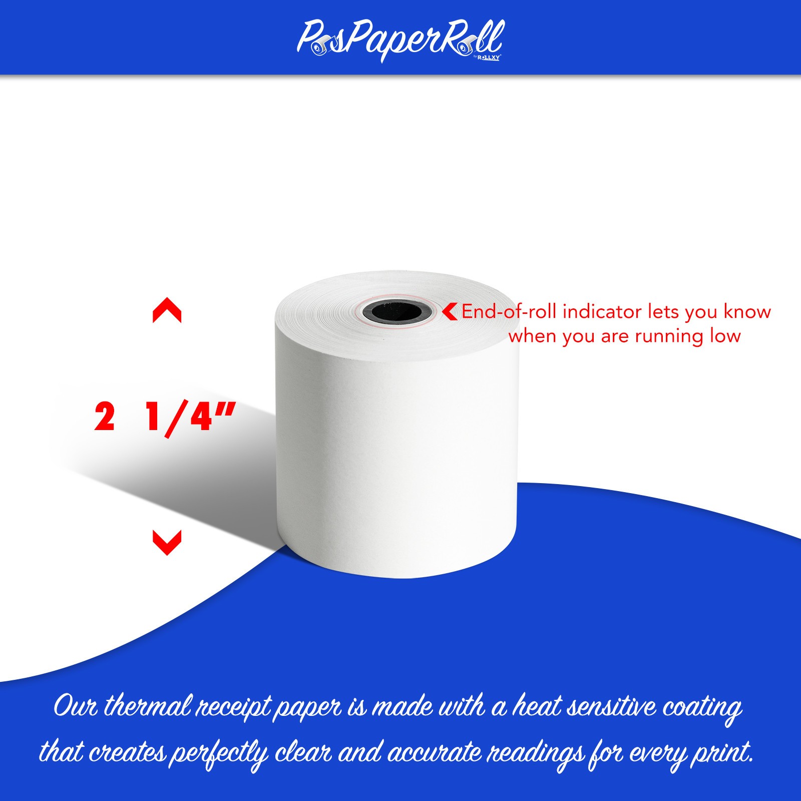 RiteMade 15-151 POS Cash Register Thermal Paper Roll Tape 2 1/4″ x 200′